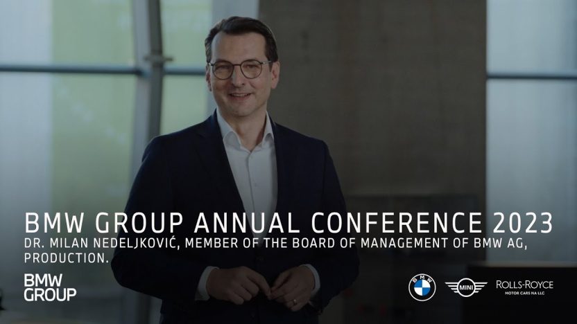 Milan Nedeljković auf der BMW Group Annual Conference 2023